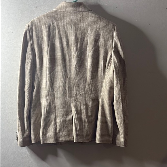 Lauren Ralph Lauren Beige Checkered Blazer - Picture 10 of 10